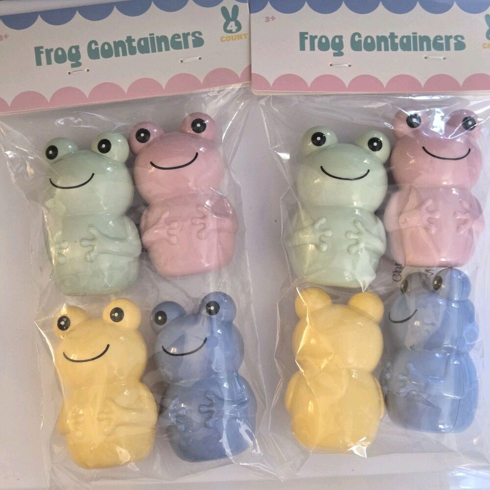 Target Bullseye Playground Easter 2026 Pack Of 4 Frog Shaped Treat Containers X2